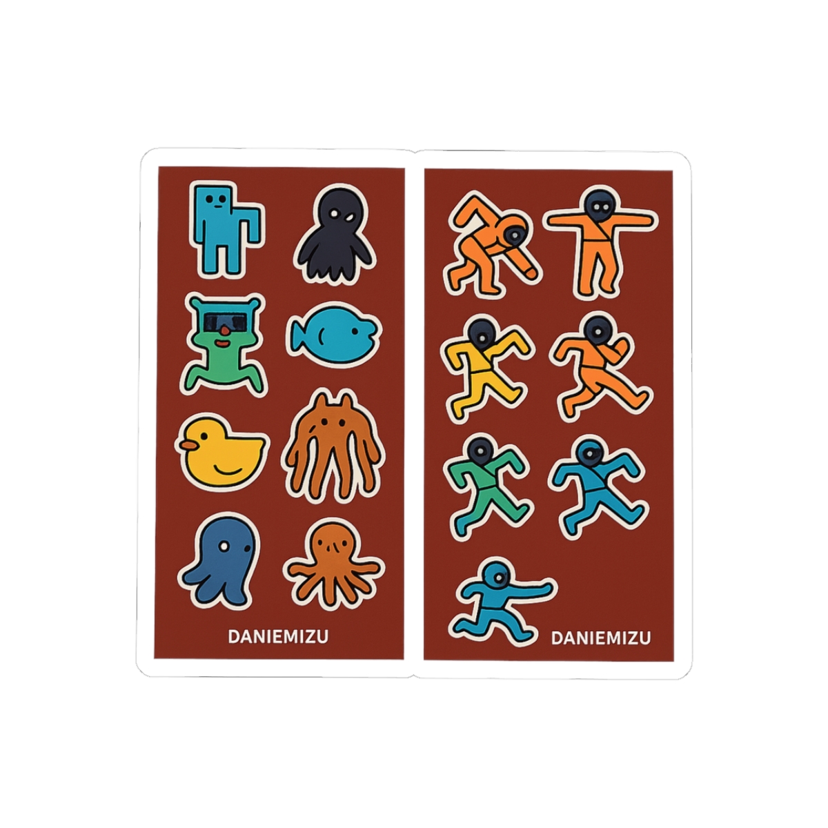 Lethal Company Stickers Meme Funny Video Game Bracken Forest Keeper Loot Bug Employee Lethal Company Gift Ideas Funny Sticker Sheet Gift