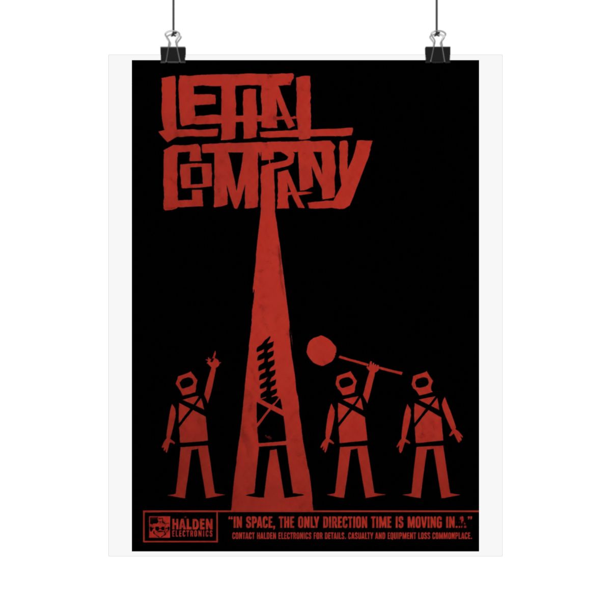 Lethal Company Poster - alternate angle 4, merchandise