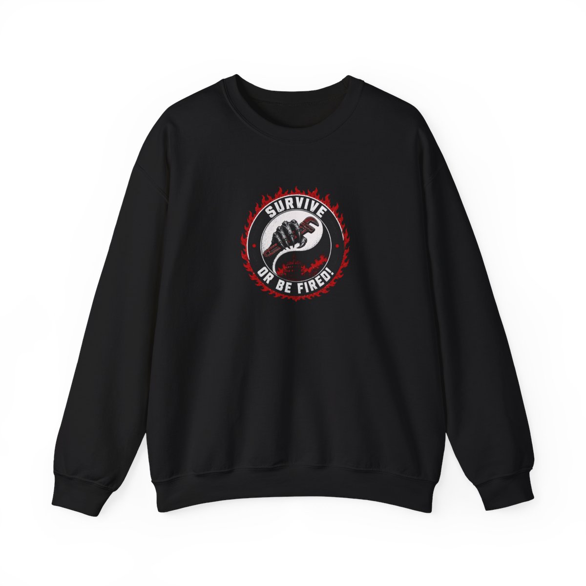 Lethal Company "Survive or Be Fired!" Crewneck - Lethal Company official sweatshirts merch