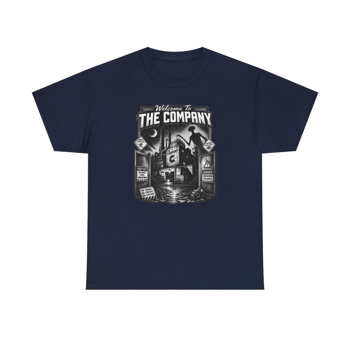 Lethal Company "s suspense. Around the factory" Unisex Tee - alternate angle 5, merchandise