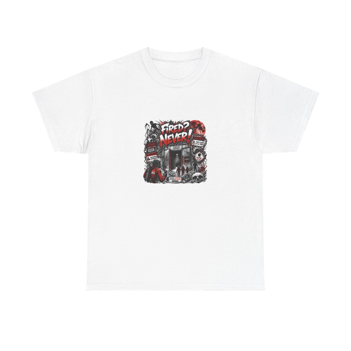 Lethal Company "Fired? Never!" Unisex Tee